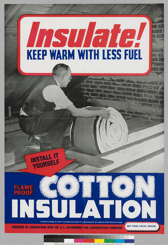 Insulate! : Keep warm with less fuel: Flame proof cotton insulation