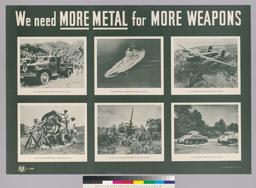 We need More metal for more weapons