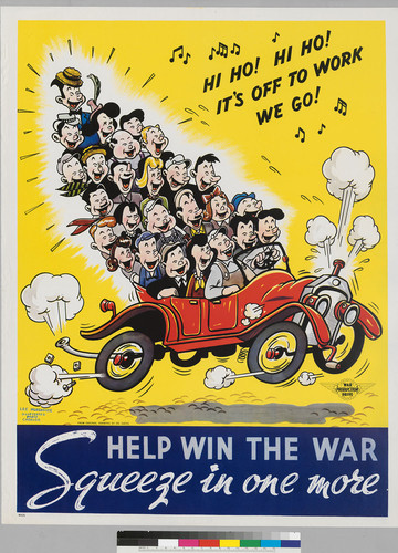 Hi Ho! Hi Ho! It's off to work we go!: Help win the war: squeeze in one more