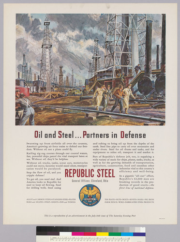 Oil and Steel...Partners in Defense : Republic Steel