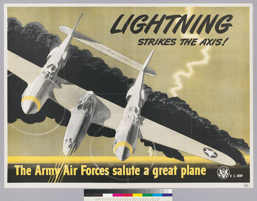 Lightning strikes the Axis!:The Army his forces salute a great plane