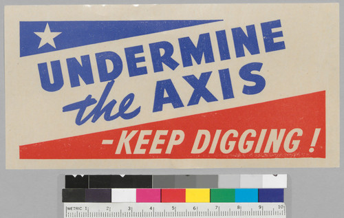 Undermine the axis--keep digging!