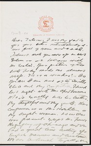 Hamlin Garland, letter, 1906-06-07, to Zulime Taft Garland