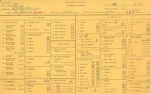 WPA household census for 125 N GRAND, Los Angeles