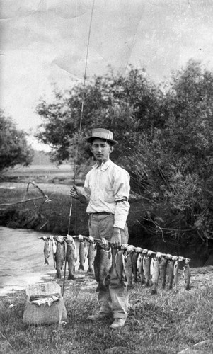 Man with his fish