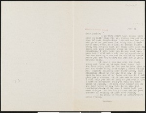 Hamlin Garland, letter, 1916-06-11, to Franklin M. Garland