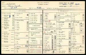 WPA household census for 430 WEST 64TH, Los Angeles County