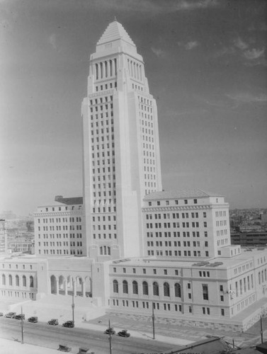 City Hall, nearing completion
