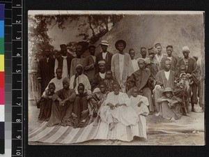 Group portrait of King and retinue, Sierra Leone, ca. 1914