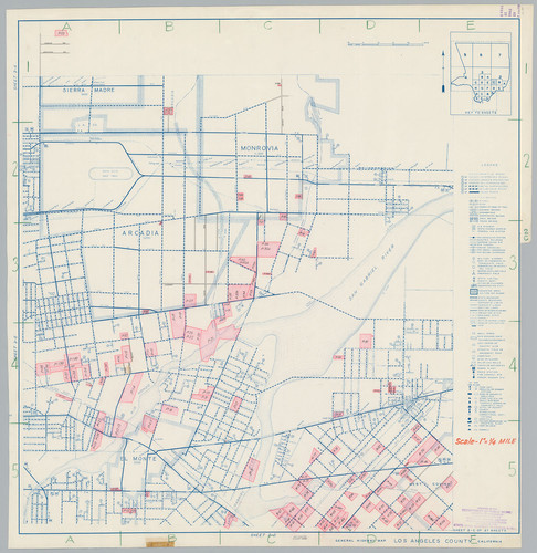 General Highway Map, Los Angeles County, Calif. Sheet 2-C