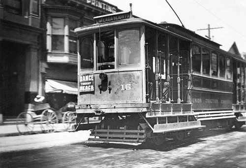 Union Traction's car No. 16 on Water Street