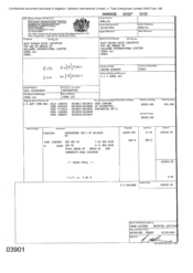 [Invoice from Rais Saidi Logistics on behalf of Gallaher International Limited on Dorchester Int L FF]