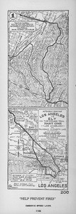Automobile road map: Los Angeles to Ely via the Midland Trail. Part one: Los Angeles to Palmdale-Elizabeth Lake, 1922
