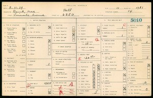 WPA household census for 6250 VINEVALE AVE, Los Angeles County