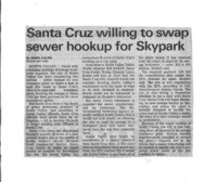 Santa Cruz willing to swap sewer hookup for Skypark