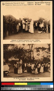 Two weddings, Congo, ca.1920-1940