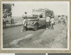 Meru to Embu taxi, Chogoria, Kenya, ca.1949