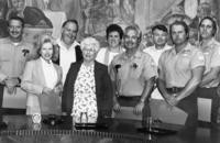1980s - City Staff Award Recipients at City Council Meeting