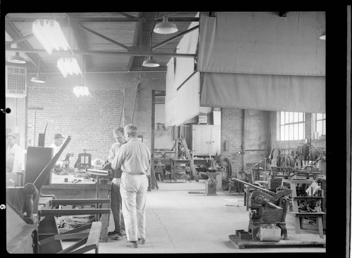 Men working in CEP Machine Shop