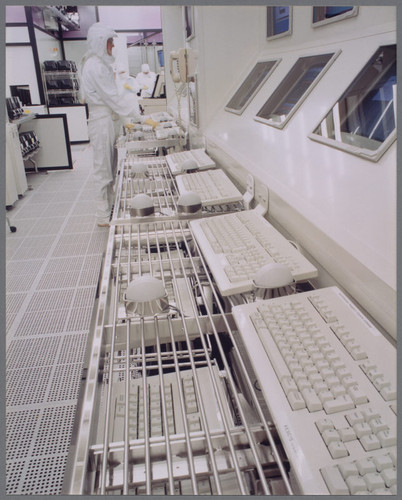 Operator at Computer Workstation, 1995