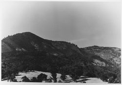 Unidentified view of mountains in Sonoma County, 1960s or 1970s