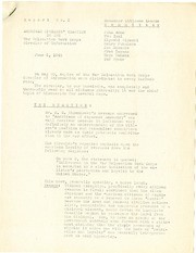 1942 Manzanar Citizens League Committee Report No. 2 American Citizens Reaction to the War Relocation Work Corps Circular for Information