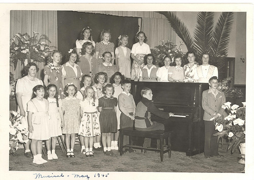 9. Sacred Heart School Musical, May 1945, taken in the auditorium, Elkington Photo 9 © 1945 Anna Elkington