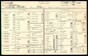 WPA household census for 912 W 19TH ST, Los Angeles County