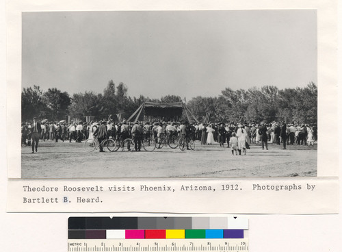 Theodore Roosevelt visits Phoenix, Arizona