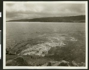 Disturbance on an unidentified lake, ca.1930