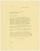 Letter from Julia Morgan to William Randolph Hearst, March 31, 1926
