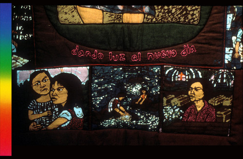 A la Mujer Salvadoreña-Dando Luz al Nuevo Día (detail)