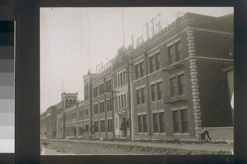 [Factory buildings, south facades.]