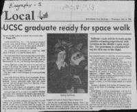 UCSC graduate ready for space walk