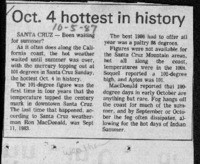 Oct. 4 hottest in history