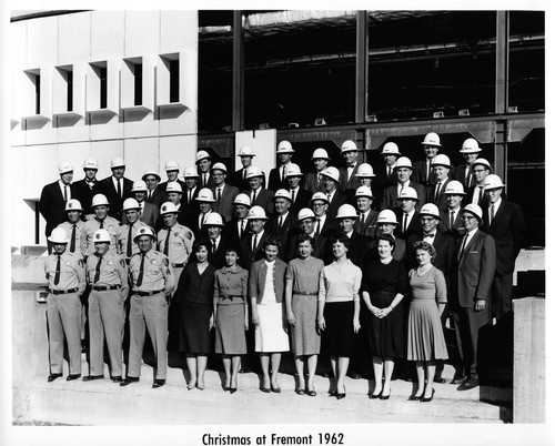 Christmas 1962 Group Portrait of Employees of the Fremont General Motors Plant
