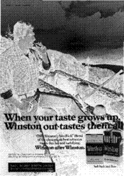When your taste grows up, Winston out-tastes them all