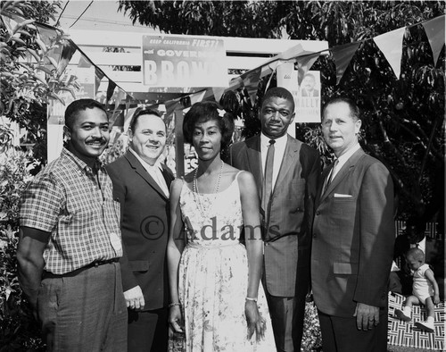 Dymally and others, Los Angeles, 1962
