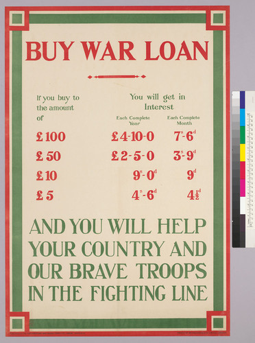 Buy War Loan: And you will help your country and our brave troops in the fighting line