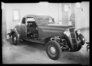 Dodge coupe, Dr. Fogel, owner, Southern California, 1935