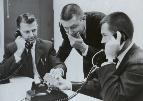 Norm Tully, Douglas Burke, and Herb Larson, 1965