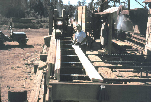 Newly sawn boards--Soper-Wheeler Company