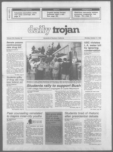 Daily Trojan, Vol. 107, No. 29, October 17, 1988