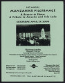 31st annual Manzanar pilgrimage: a reason to share: a tribute to Amache and Tule Lake, Saturday, April 29, 2000