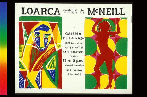 Loarca & McNeill, Announcement poster for