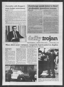 Daily Trojan, Vol. 91, No. 44, March 17, 1982