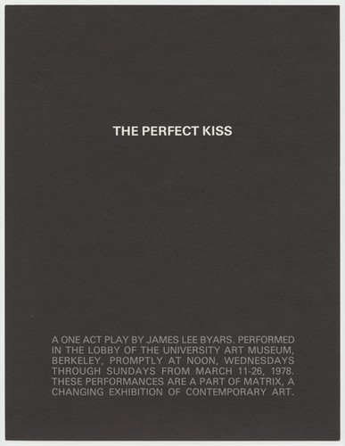 Untitled flyer (The Perfect Kiss)