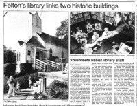Felton's library links two historic buildings