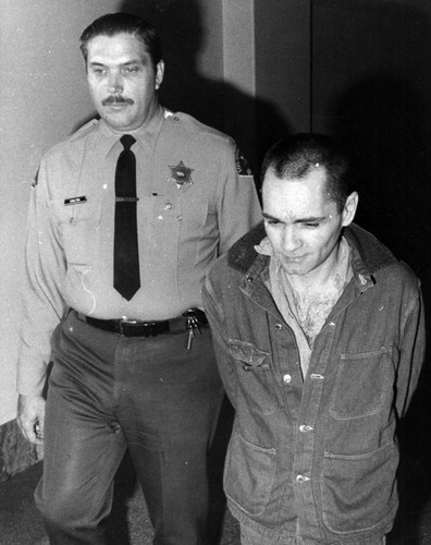Charles Manson after court