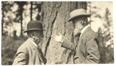 John McLaren and John Muir at McCloud River, California